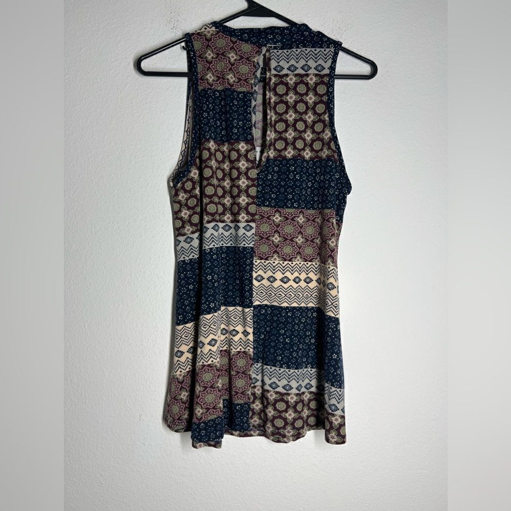 Rzd Tank Top Geometric Pattern Size M - Picture 2 of 11